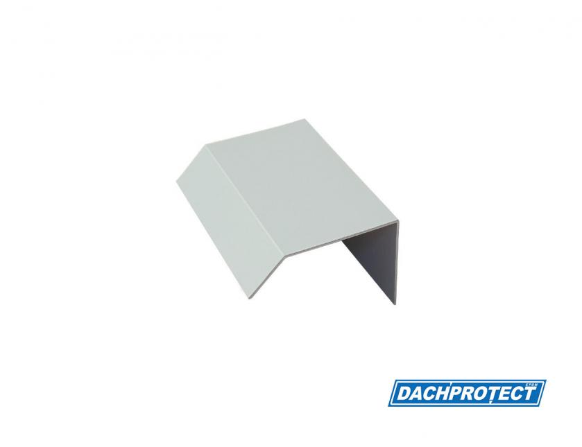Verbinder ISOS, Silber RAL 9006 für ISOS Dachrandprofile und Ecken